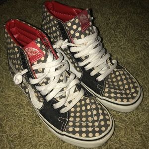 Classic polka dot sk8 hi vans